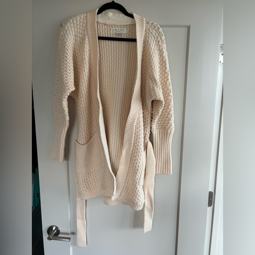 Rag & bone - 100% merino wool open sweater - size 2